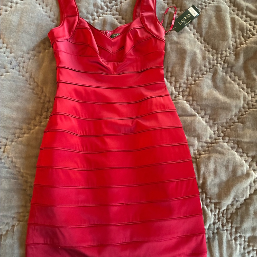 Ralph Lauren Vibrant Red Mini Dress